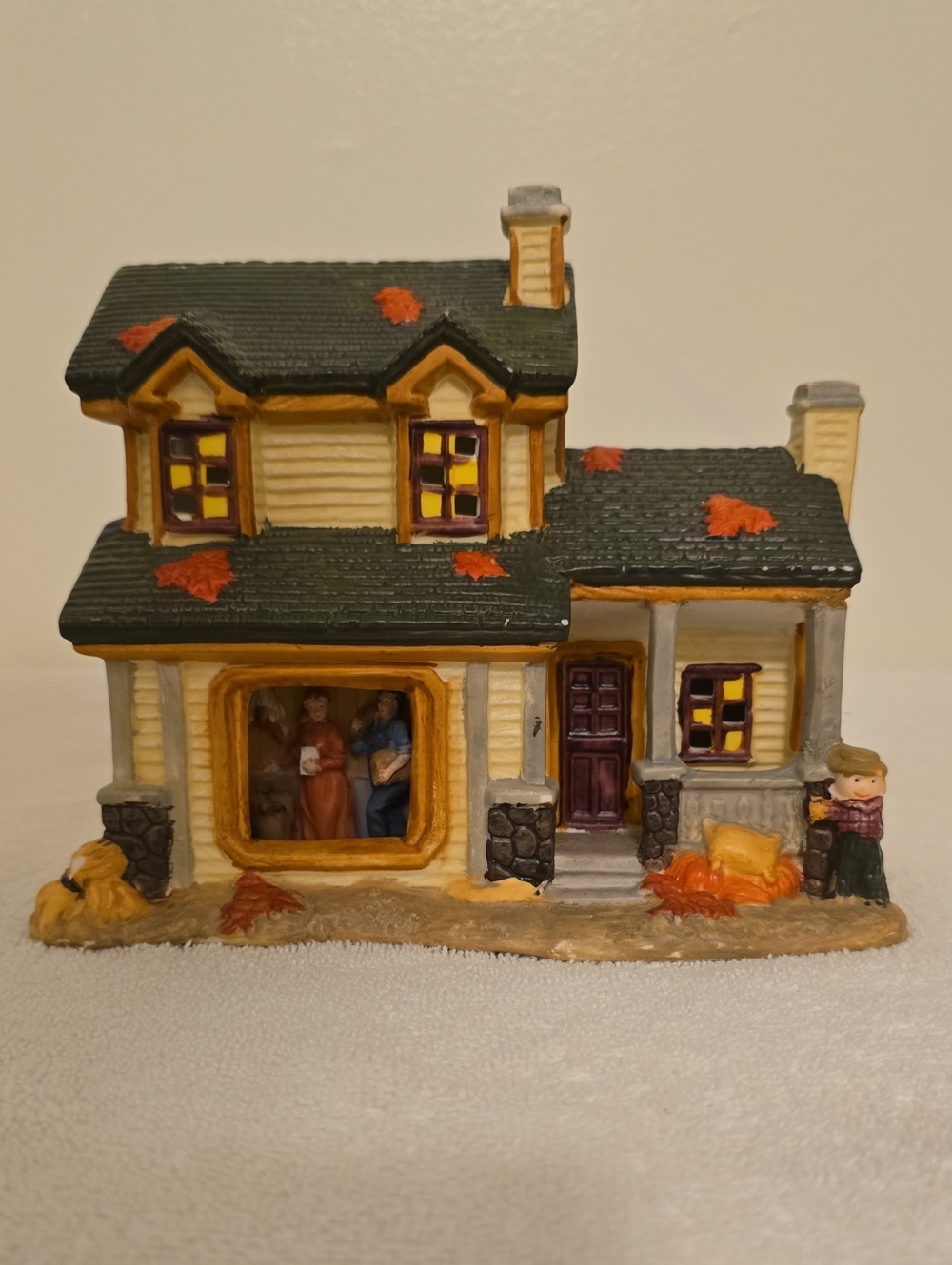 Vintage Fall Harvest Village House